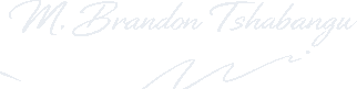 Signature of M. Brandon Tshabangu